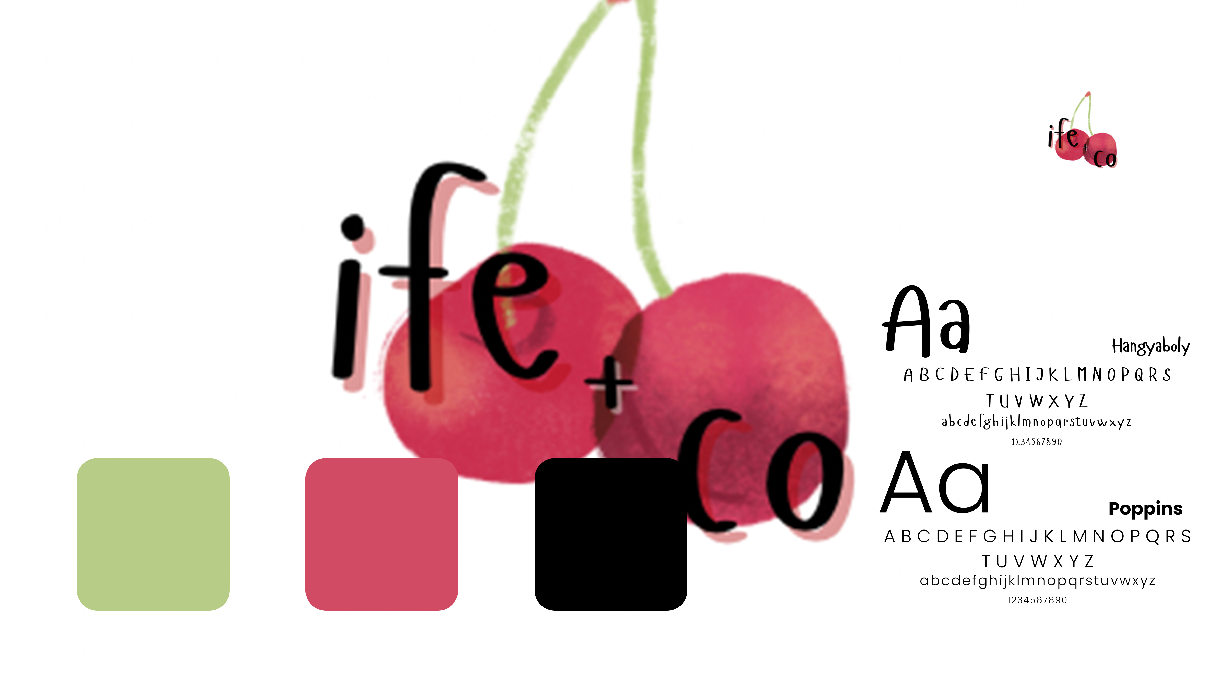 Ife+Co — Brand Fonts, Colours and Icon